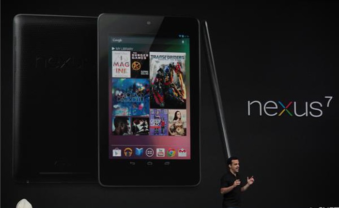 Google Nexus 7: Chip Tegra 3 lõi tứ 1,3GHz, chip đồ hoạ 12 lõi, màn hình 7 inch, Android JellyBean 4.1, gía từ 4 triệu đồng