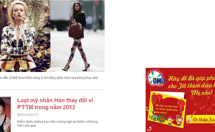 Quảng cáo trực tuyến: nhiều nhãn hàng lớn ưa chuộng hình thức Balloon Ad