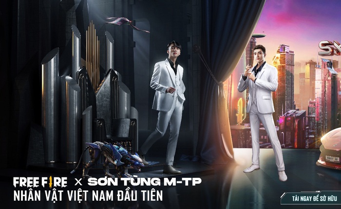 Sơn Tùng M-TP chinh phục thế giới game, trở thành nghệ sĩ Việt Nam có nhân vật trong Free Fire