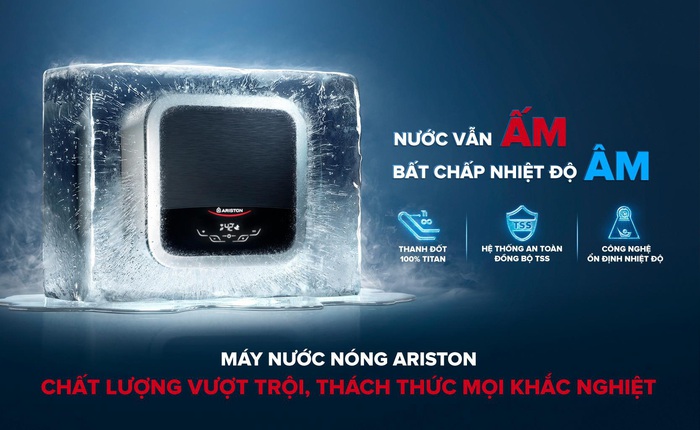 Liệu Ariston có quá tự tin khi đóng băng máy nước nóng?