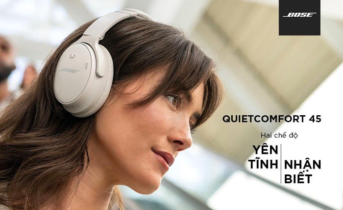 QuietComfort 45 – Tai nghe khử ồn tốt nhất của Bose: Bản nâng cấp QuietComfort 35 II