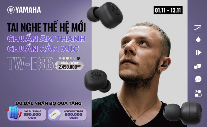 Tai nghe TW-E3B mới – nhỏ gọn, màu sắc trendy, đốn tim “tín đồ âm nhạc”, chỉ hơn 2 triệu đồng