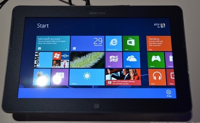 [IFA 2012] Cảm nhận Ativ Tab: Chiếc tablet chạy Windows RT của Samsung