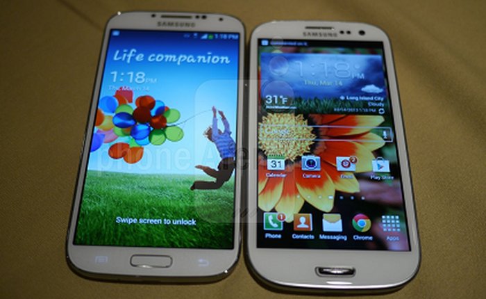 Samsung Galaxy S4 có gì khác với Galaxy S3?