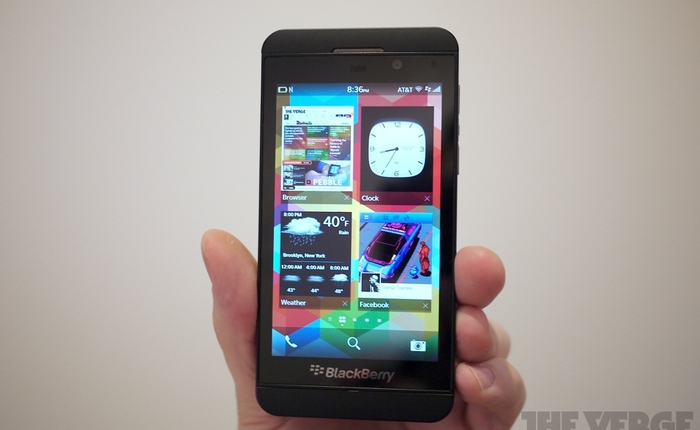BlackBerry Z10 đạt chứng nhận bắt sóng khỏe