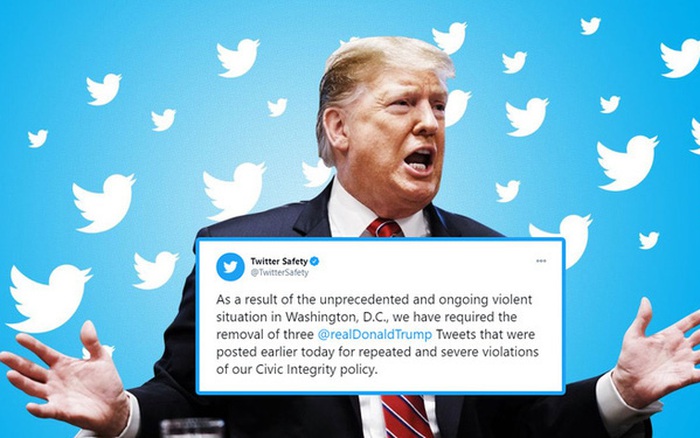 Thủ đô Mỹ bạo loạn chưa từng có, Twitter khóa tài khoản của ông Trump trong 12 giờ, dọa ngừng vĩnh viễn - VNReview Tin mới nhất