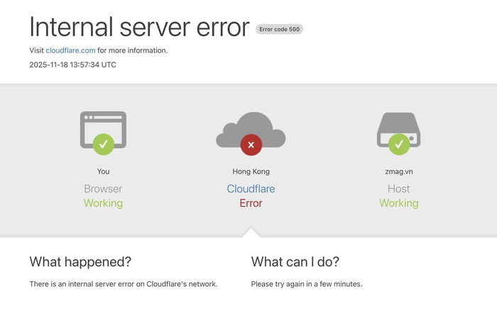20% internet đang sập!