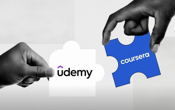 Coursera thâu tóm Udemy, dồn lực cho đào tạo AI với quy mô 2,5 tỷ USD