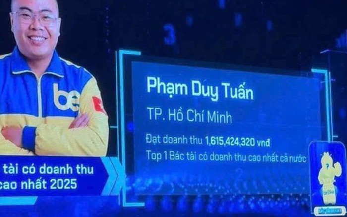 Xôn xao bức ảnh tài xế doanh thu 1,6 tỷ đồng, Be nói gì?