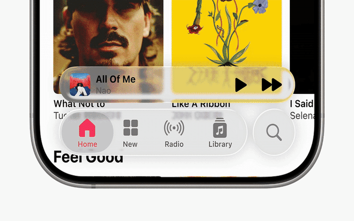 iOS 26 mới của Apple quá đẹp, nhưng nhìn kỹ có gì đó sai sai