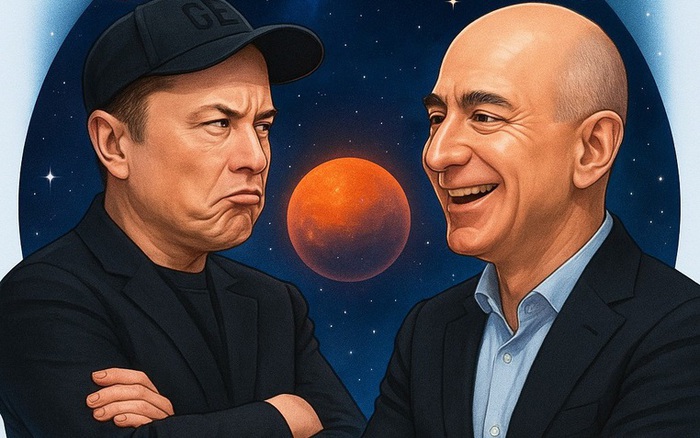 Kẻ thích “troll” cả thế giới, người ngồi im thâu tóm tất cả: Elon Musk và Jeff Bezos ai thực sự đang thắng?