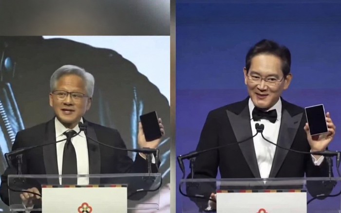 Chủ tịch Samsung và CEO NVIDIA xuất hiện cùng Galaxy Z Fold8