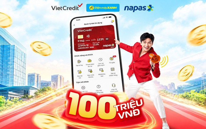 Mở thẻ TINCARD, nhận ngay 100.000 đồng cùng NAPAS và VIETCREDIT