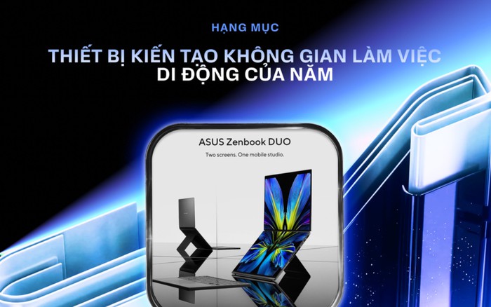 ASUS Zenbook DUO 2026 giành giải "Thiết bị kiến tạo không gian làm việc di động của năm" tại Better Choice Awards 2026