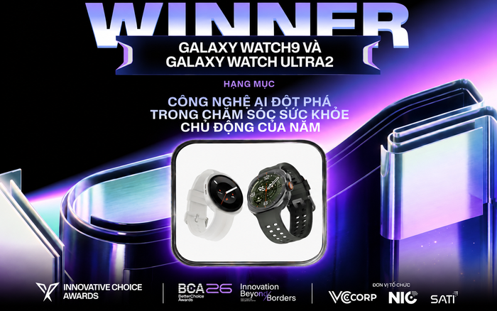 Khi smartwatch không dừng lại ở đếm bước: Galaxy AI chiến thắng hạng mục AI chăm sóc sức khỏe chủ động tại BCA 2026