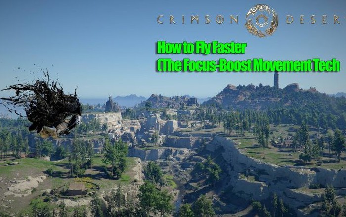 Ảnh tham khảo cho bài: Game thủ Crimson Desert truyền tay nhau bí kíp 'Focus-Boost': Bay xa mà không tốn nhiều thể lực