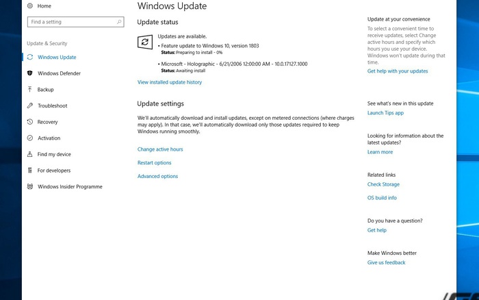 Hướng Dẫn Tải Bộ Cài Đặt Windows 10 1803 Spring Creators Update Chính Chủ  Từ Server Của Microsoft