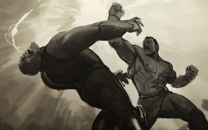Concept Hulk đấm Thanos: Fan của siêu anh hùng Marvel hãy đến và xem siêu phẩm nghệ thuật \